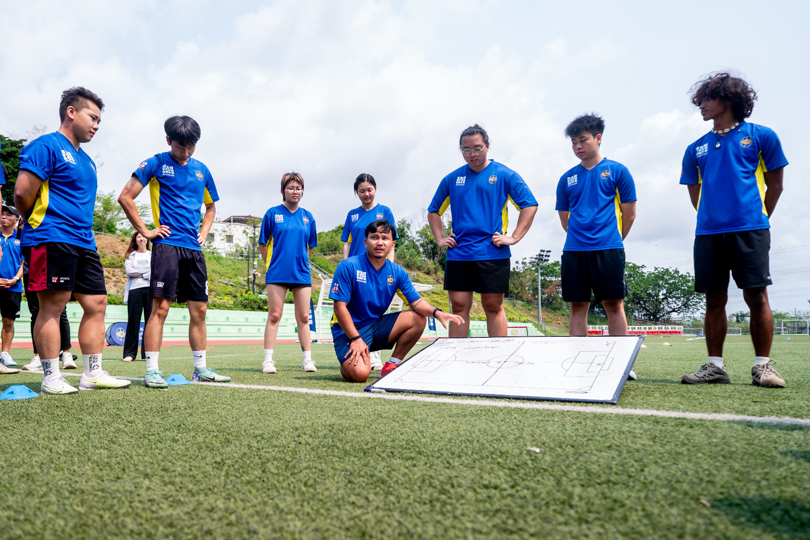 The football coaching learning journey of Lingnan University students