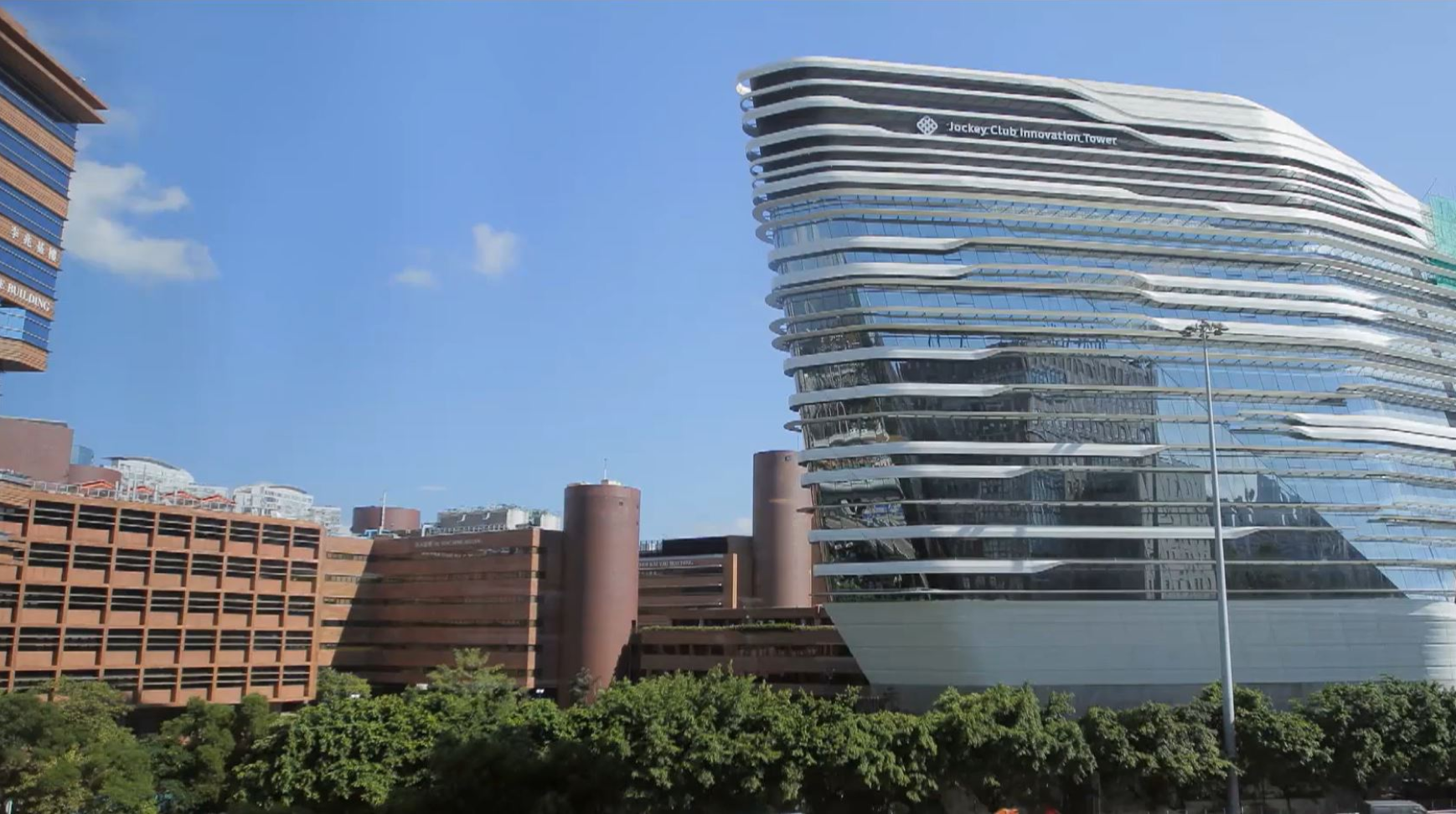 polyu jc innovation tower banner