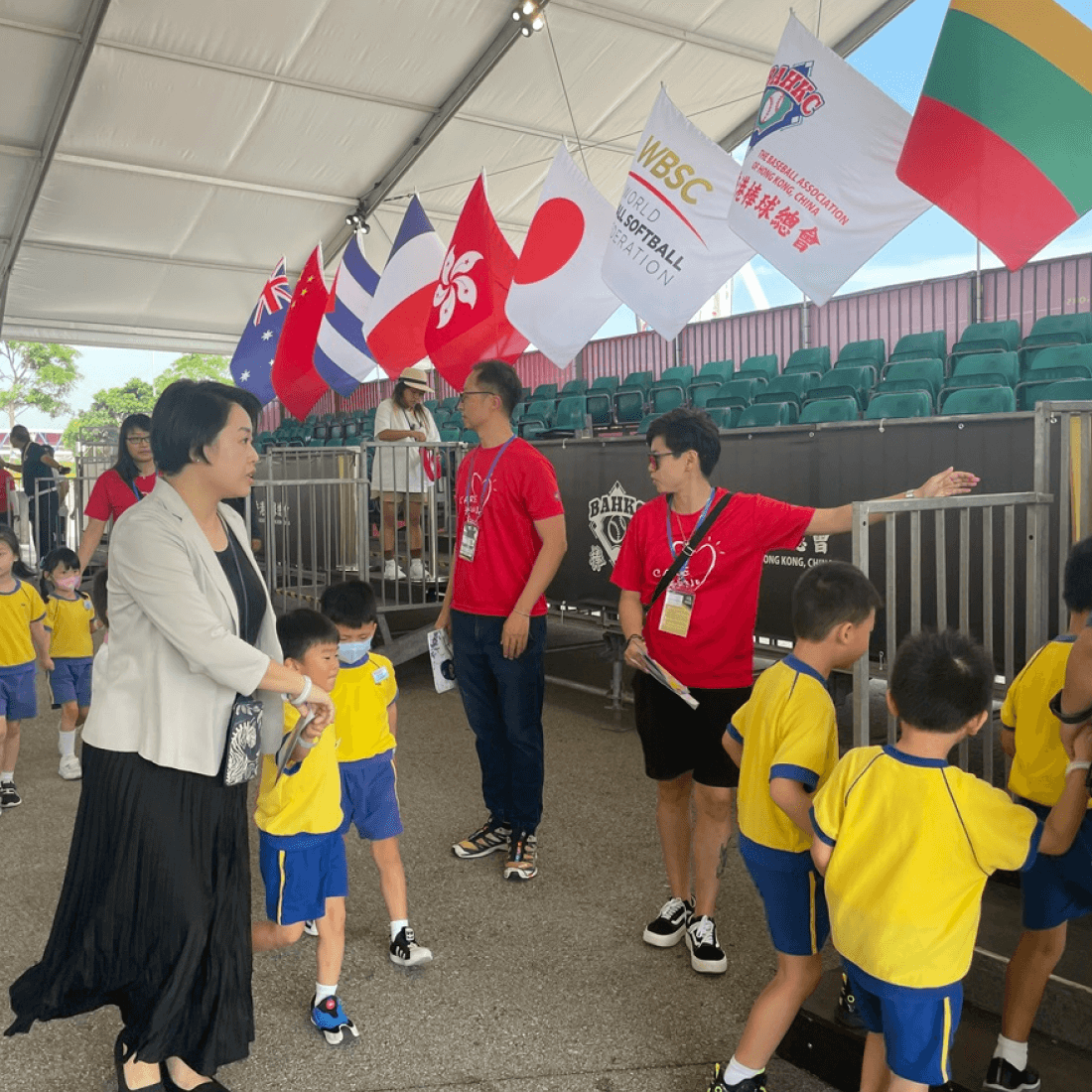 wbsc baseball volunteer guiding