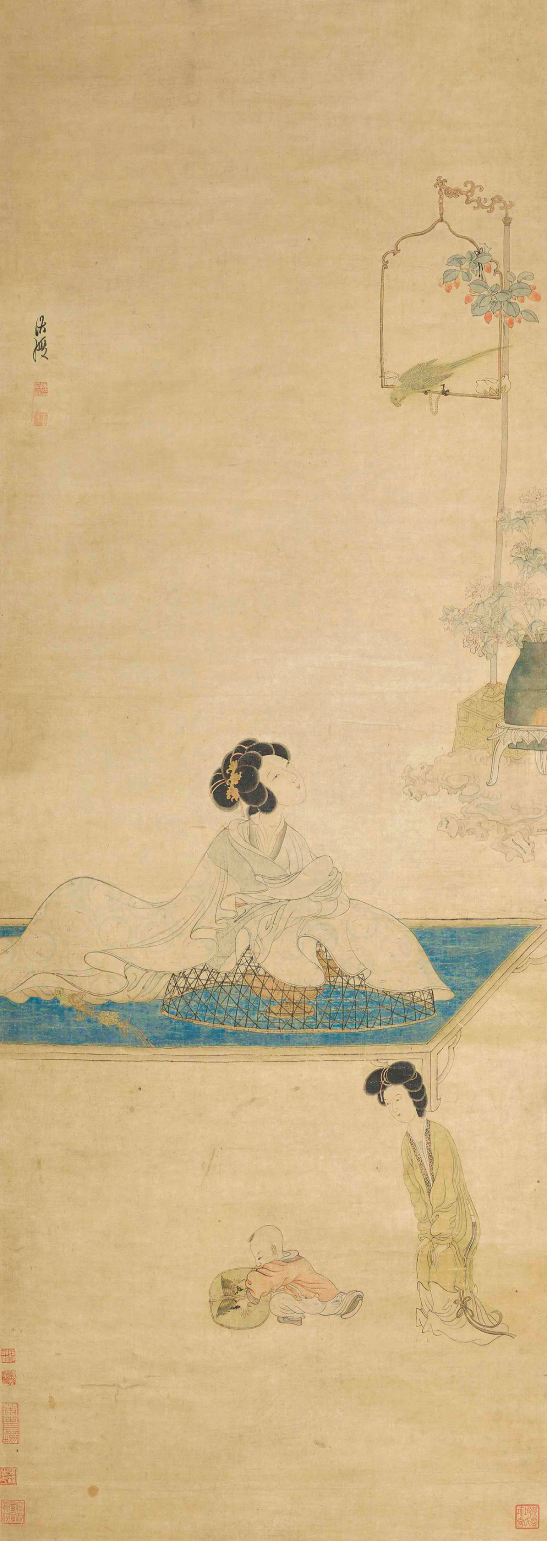 chen hongshou lady reclining 2