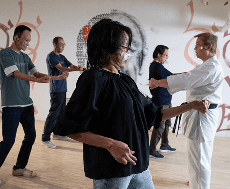 homeless fitness dance