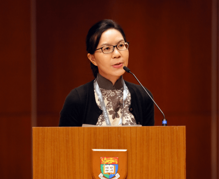 cora chan giving speech portrait image