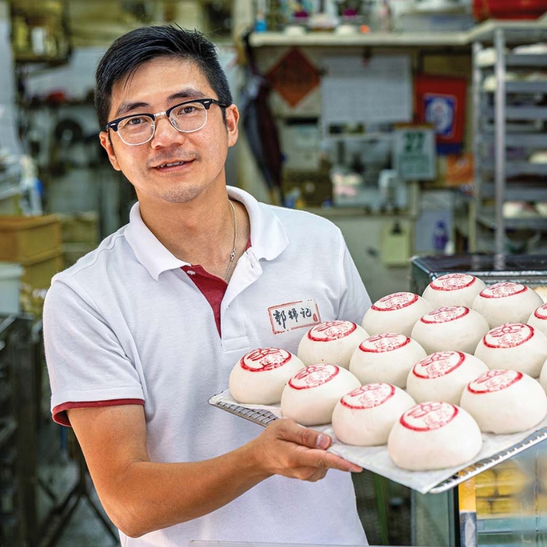 The mark of “ping on” at the Jiao Festival